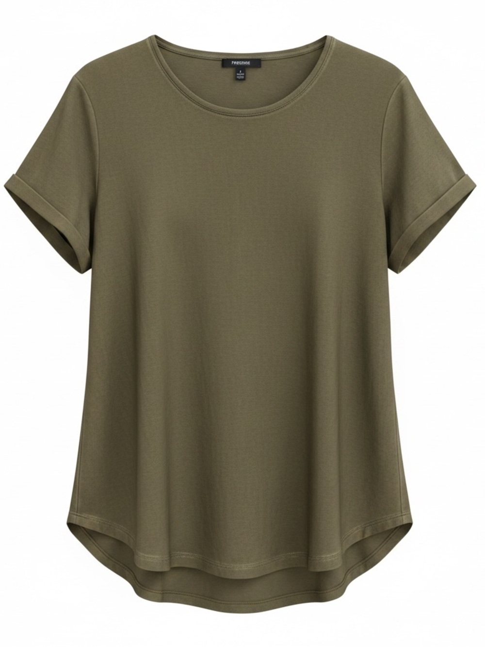 Premise Olive Green Short Sleeve Scoop Neck Tee